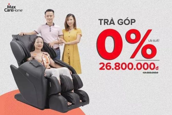 Chính sách trả góp 0% tại Maxcare Home